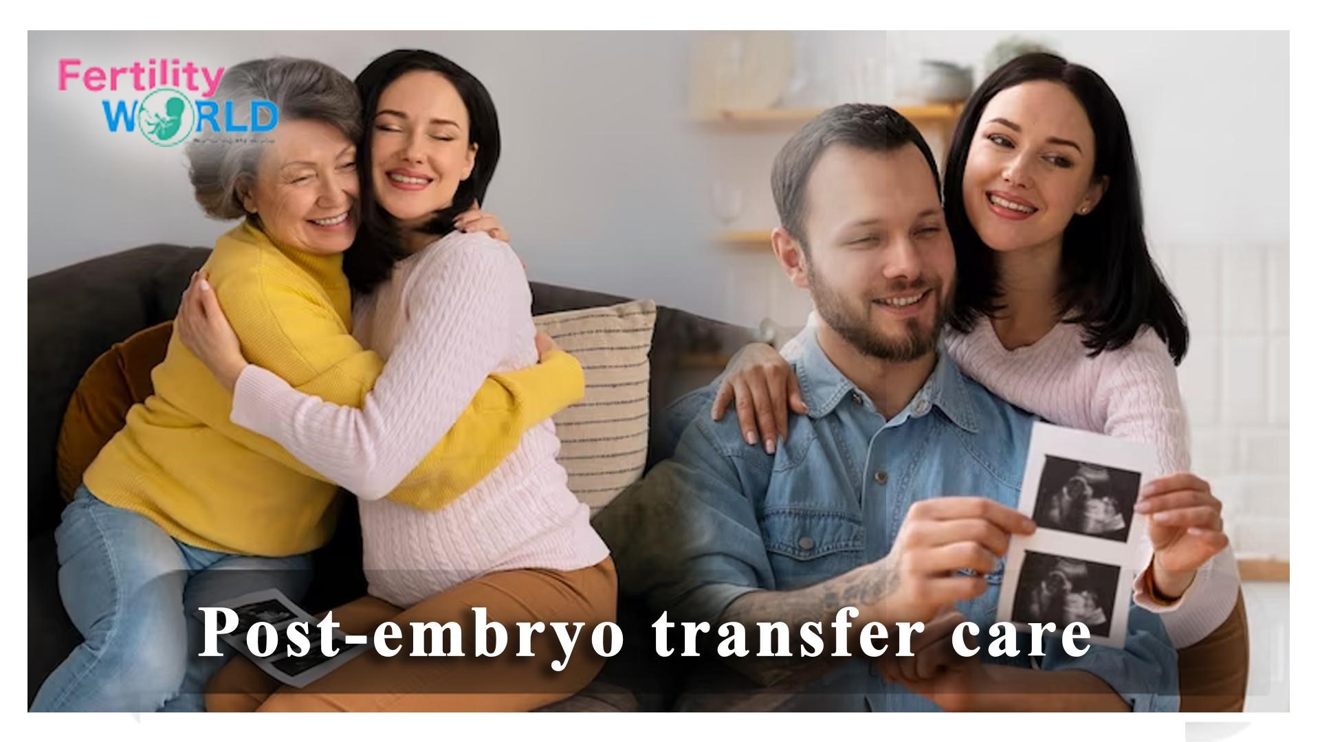 post embryo transfer care