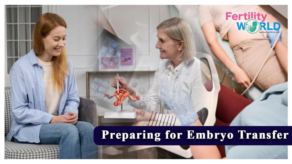 preparing for embryo transfer